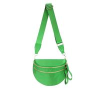 Sac banane surdimensionné de couleur pure pour femme, sac banane spacieux, sac banane, Sac banane couleur vert Kelly, 11.0 Inches X 8.6 Inches X 4.5 Inches, Décontracté