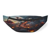 Sac banane T-rex dinosaure pour femmes, hommes, enfants, filles, garçons, sac banane pour voyage, sport, course à pied, couleur, M, Organiseur de sac