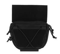 Sac banane tactique modulaire multifonctionnel à libération rapide, crochet et boucle, pochette d'organisation d'outils, sac d'accessoires de gilet tactique (BK)