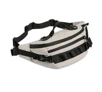 Sac banane tactique pour homme et femme - Sac banane militaire Molle Utility Hip Belt Pouch Crossbody Bag pour cyclisme, randonnée, marche, pêche, Sacs banane de randonnée blancs, One Size