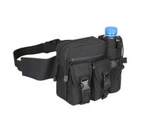 Sac banane tactique pour homme, sac banane pour la pêche en plein air, la randonnée, avec poche pour bouteille d'eau, a