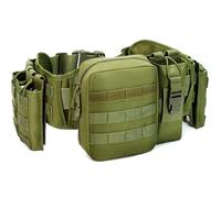 Sac Banane Tactique, Sac De Taille Militaire, Sac Banane Militaire Portable, Compartiments Multiples, Imperméable, Doté d'une Ceinture Ajustable, pour Randonnée, Pêche, Plein Air (Army Green)