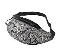 Sac Banane Taille Imprimé Serpent Python, Sac Banane Homme Unisexe Sac De Sport Loisir Sac Poitrine Sport pour Outdoor Cyclisme D'Entraînement