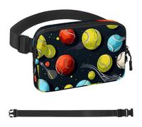 Sac banane Taurus pour homme et femme - Sac banane de randonnée - Ceinture de course à pied avec sangle réglable pour la course à pied, la marche, les voyages, Multicolore 04, 1.5x9.0x5.9in/4x23x15cm