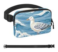 Sac banane Taurus pour homme et femme - Sac banane de randonnée - Ceinture de course à pied avec sangle réglable pour la course à pied, la marche, les voyages, Multicolore 09, 1.5x9.0x5.9in/4x23x15cm