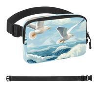 Sac banane Taurus pour homme et femme - Sac banane de randonnée - Ceinture de course à pied avec sangle réglable pour la course à pied, la marche, les voyages, Multicolore 13., 1.5x9.0x5.9in/4x23x15cm