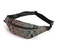 Sac banane tendance à fermeture éclair pour homme et femme, sac banane élégant avec sangle réglable, calendrier maya