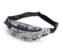 Sac banane tendance à fermeture éclair pour homme et femme, sac banane élégant avec sangle réglable, sac de poitrine pour course à pied, randonnée, entraînement, cyclisme, ski Mont Horsney