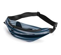 Sac banane tendance à fermeture éclair pour homme et femme, sac banane élégant avec sangle réglable, sac de poitrine en forme d'aileron de requin, sacs de voyage pour la course à pied, la randonnée