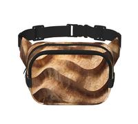 Sac banane tendance à la mode avec texture grain de liège, sac à bandoulière unisexe pour le voyage et le sport