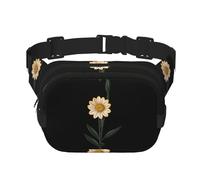 Sac banane tendance à motif floral inconnu - Unisexe - Pour le voyage et le sport