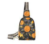 Sac banane tendance avec boules de dessin animé camouflage orange pour le corps antivol petit sac banane pour voyage