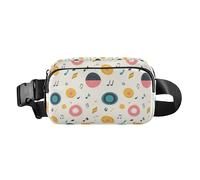 Sac banane tendance avec illustration de libellule pour femmes, hommes, adolescents, pour entraînement, course à pied, randonnée, Musique classique Reggae Color, 1 Size