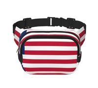 Sac banane tendance avec motif drapeau du Libéria, unisexe