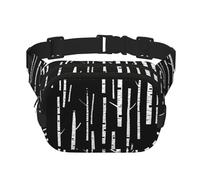 Sac banane tendance avec motif forêt de bouleau - Unisexe