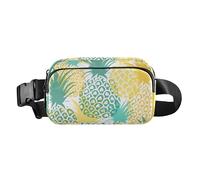 Sac banane tendance avec sangle réglable pour homme et femme Motif fruits de la Baltique Jaune Bleu, Fruits de la Baltique Jaune Bleu, Taille unique