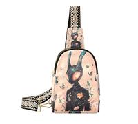 Sac banane tendance de science-fiction Aliens Peach sac banane mignon croisé pour femme pour la randonnée, Science-fiction Aliens Peach, 1 size