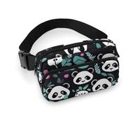 Sac banane tendance et portable avec imprimé de chants de Noël pour femme et homme - Ceinture réglable - Sac banane pour voyage, style-7, 20x13cm
