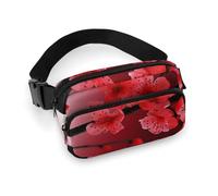Sac banane tendance et portable avec imprimé de chants de Noël pour femme et homme - Ceinture réglable - Sac banane pour voyage, Style-4, 20x13cm