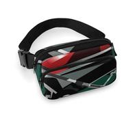Sac banane tendance et portable avec imprimé de chants de Noël pour femme et homme - Ceinture réglable - Sac banane pour voyage, Style-9, 20x13cm