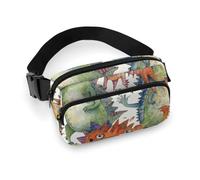 Sac banane tendance et portable pour femme, motif monstres colorés chaotiques, sacs à bandoulière réglables pour voyage, style, 20 x 13 cm, style 20 x 13 cm, Style :, 20x13cm