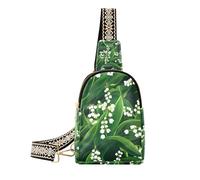 Sac banane tendance Finlande Lily Valley Beauty Summer Flowers Sac banane robuste pour la randonnée, Finlande Lily Valley Beauty Fleurs d'été, 1 size