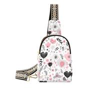 Sac banane tendance Little Fresh Lovely Hearts pour la Saint-Valentin pour filles mignon sac banane sac à bandoulière pour sac de jour