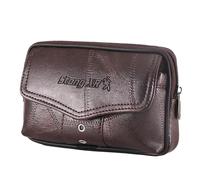 Sac banane tendance neutre couleur unie moraillon sac banane sac téléphone carte paquet acrylique pochette, café, Taille unique