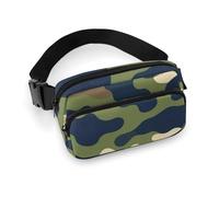 Sac Banane Tendance, Petit Format, Portable, avec Sangle réglable, pour Homme et Femme, Motif Camouflage Vert armée, Motif Tigre du Vietnam
