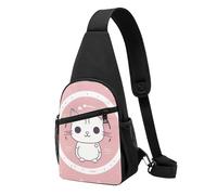 Sac banane tendance pour femme et homme - Sac banane décontracté - Le lion a les cheveux longs - Pour voyage, randonnée, Chat dans le cercle, Taille unique