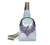 Sac banane tendance pour femme pour la randonnée, le 4 juillet, jour de l'indépendance, taille 1, Cartoon Bats 4th of July Independence Day, 1 size