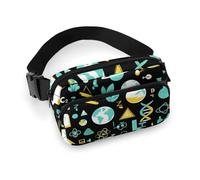 Sac Banane Tendance pour Femme, Sac Banane Portable, avec Sangle réglable, pour la Course, la randonnée, Les Voyages, Les Sciences, Les mathématiques, la Physique, la Chimie, la biologie