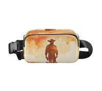 Sac banane tendance pour homme et femme - Résistant à l'eau - Avec sangle réglable - Violet, Bottes de cowboy Western Vast Desert, 1 size