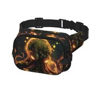 Sac banane tendance pour homme - Sac banane pour femme - Monstre pieuvre, multicolore, Taille unique, Ceinture porte-monnaie