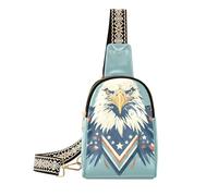 Sac banane tendance pour la randonnée, le 4 juillet, le jour de l'indépendance du 4 juillet, taille 1, Cartoon Albatros 4th of July Independence Day, 1 size