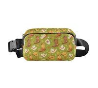 Sac banane tendance pour les vacances, Noël, biscuits, peinture à l'huile, femmes, hommes, adolescents, pour voyage, shopping, course à pied, Bottes Western Design Boho Scotland, 1 Size