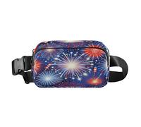 Sac banane tendance pour petit homme d'affaires 4 juillet Sac de poitrine avec sangle réglable Mini pour l'entraînement, la course à pied, la randonnée