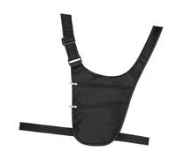 Sac banane tendance - Sac étanche - Sac banane multi-poches - Support de téléphone réglable avec compartiments zippés cachés - Rangement léger pour cartes de passeport - Randonnée, Noir , Voir