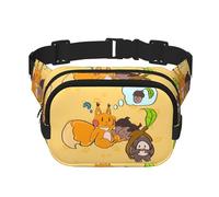 Sac banane tendance tendance avec motif de graines de tournesol et d'écureuil, unisexe