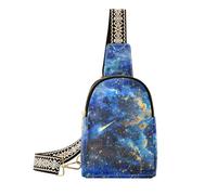 Sac banane tendance The Starry Sky A Shooting Star Passing by Shoulder Bag Léger Sac banane pour la randonnée