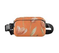 Sac banane tendance Zinnia Terracotta Mini Sling Chest Bag Crossbody Sport Sacs pour Voyage Shopping, Couleur 19, 1 Size