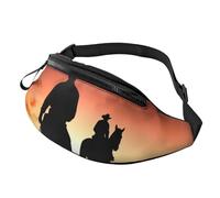 Sac banane Texas Cowboy pour homme et femme - Sac banane étanche pour le sport - Sac banane d'extérieur