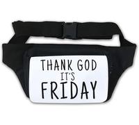 Sac banane « Thank God It's Friday » - Blanc