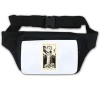 Sac banane The Tower Tarot Card Art Logo Blanc