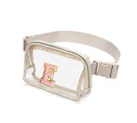 Sac banane transparent approuvé par les stades pour homme et femme avec sangle réglable - Sac banane transparent pour concerts, sports, voyages, randonnée, course à pied, Z-Clear-E, 8.7 x 2.6 x 5.9