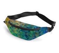 Sac banane triangle arc-en-ciel pour femme et homme - Sac banane pour homme - Sac banane pour la course à pied - Style : 36 x 15 cm, Style :, 36*15cm