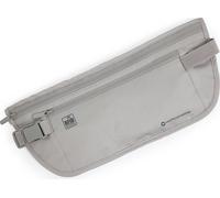 sac banane ultra-plat bloqueur de RFID, ceinture porte-monnaie dissimulable sous les vêtements, sacoche fine invisible sur la hanche, femme homme porte-monnaie de voyage,Graphite