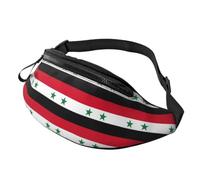 Sac banane unisexe avec drapeau de la République arabe syrienne imprimé pour festivals, voyage, course à pied