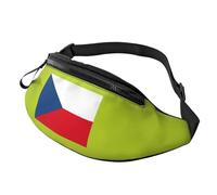 Sac banane unisexe avec drapeau de la République tchèque, léger, réglable, pour la course à pied, la randonnée, l'extérieur