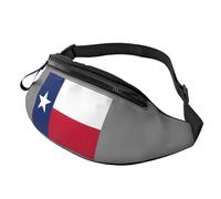 Sac banane unisexe imprimé drapeau du Texas pour lunettes de soleil, clés, batteries externes, téléphones